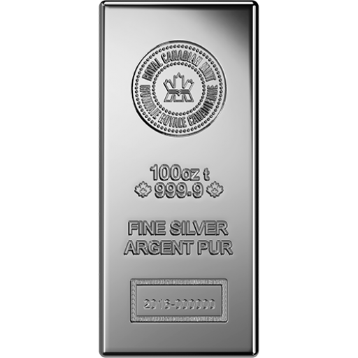 bar-rcm-100oz-2016-front_b_1 100 oz Royal Canadian Mint Silver