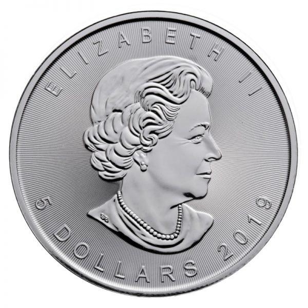 CANADIAN SILVER MAPLE LEAF 1 OZ .9999