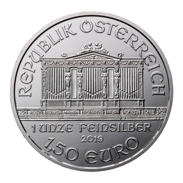 2019 AUSTRIAN SILVER PHILHARMONIC 1 OZ .999