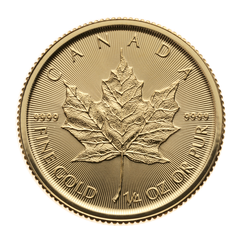 99992003_2019_a.jpg 1/4 oz Canadian Maple Leaf Gold Coin .9999 Random Year