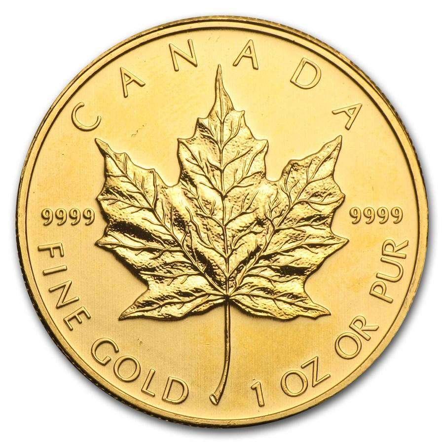2011-canad 1oz Canadian Maple Leaf coin Random Year