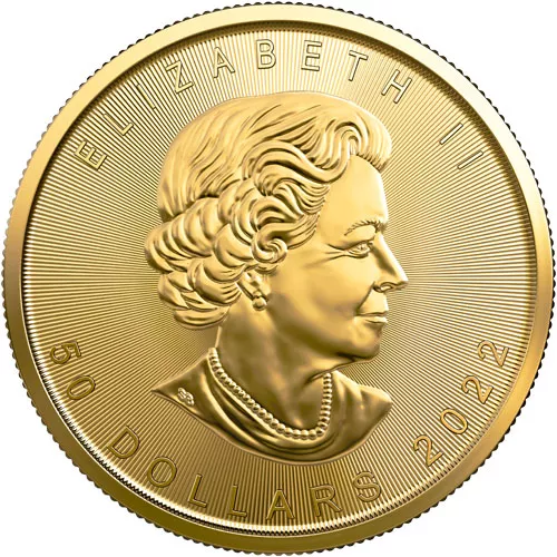 gold 2022 1 oz. Gold Maple Leaf Coin (2022) - Image 1