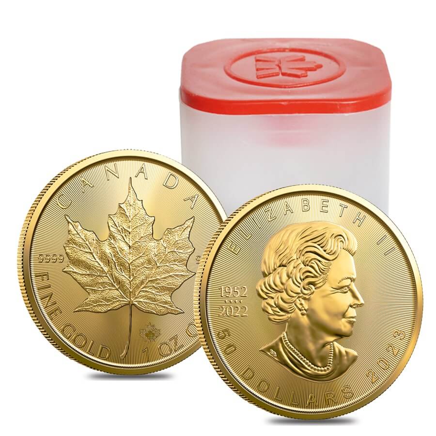 1 oz Gold Maple Leaf Coin – Royal Canadian Mint (2023) - Image 3