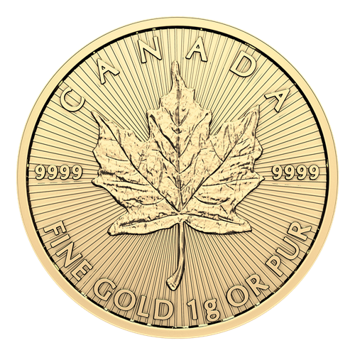 1 Gram Gold Coin Royal Canadian Mint